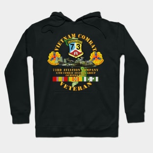 Vietnam Combat Vet - 73rd Aviation Company - 12th Combat Aviation Group - VN  SVC Hoodie